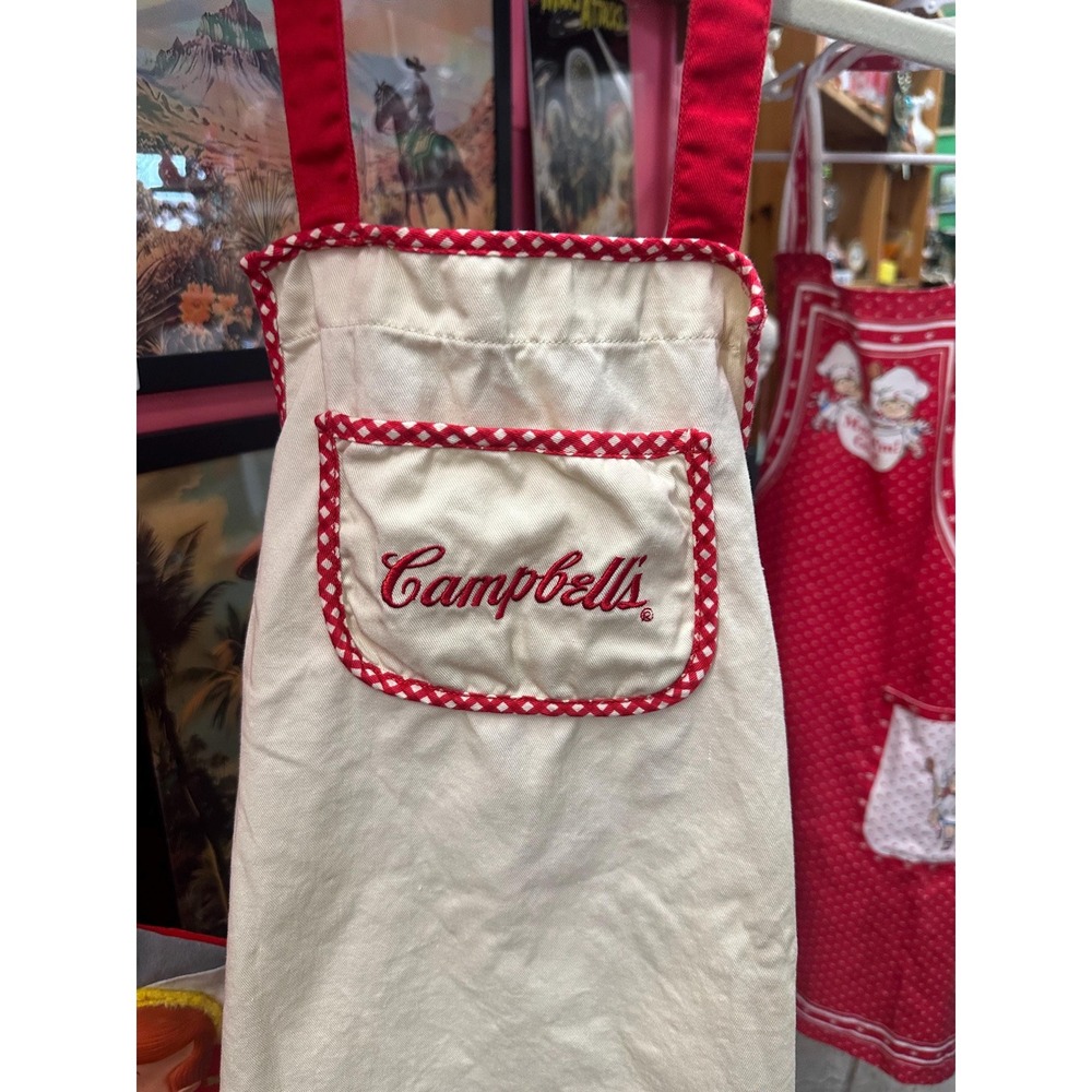 Vintage 1990s Campbells Soup Apron